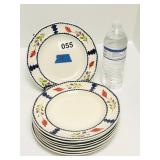 8 SALAD PLATES - ADAMS,ENGLAND,"LANCASTER"