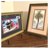 SIGNED BRUCE CHANDLER GTOWN HARBOR, PALM PRINT