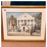 SIGNED PEGGY MCGILL PRINT - CHARLESTON SC 29X23