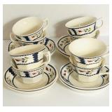 8 SETS CUPS/SAUCERS,ADAMS,ENGLAND,"LANCASTER"