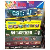 CSI,WICKED,TITANIC, ETC PUZZELS