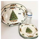 VTG JOHNSON BROTHERS VICTORIAN CHRISTMAS MISC