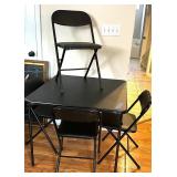 COSCO CARD TABLE AND 4 CHAIRS