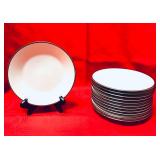 12 VINTAGE NORITAKE "PIKLFRIM"6981 8 INCH SALAD PL