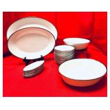 VTG NORITAKE PILGRIM" PLATTERS,VEG BOWL, SPN REST