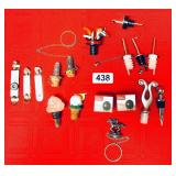 GROUP OF WINE CORKS, OPENERS, ETC