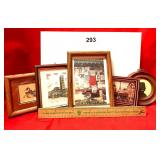 VTG SMALL ARTWORK, SILHOUETTE ,ETCHING,ETC