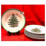 9 SPODE CHRISTMAS TREE SALAD BOWLS S3324P