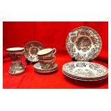 CHURCHILL ENGLAND BROWN TRANSFER-WARE