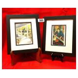PAIR OF SIGNED PRINTS - NOLA JAZZ FESTIVAL 2004