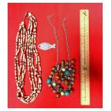 COSTUME JEWELRY LOT AND JEWELRY BAGS