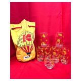 MCM KODAK CANVAS BAG & MCM HIGHBALL BAR GLASSES