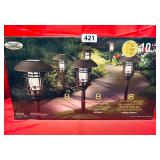 NIB SOLAR PATHWAY LIGHTS - SET OF 10
