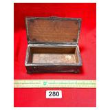 VINTAGE SILVER TRINKET BOX SIGNED JB ON BOTTOM