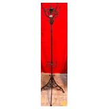 1900 ART NOUVEAU CAST IRON COPPER FLASHED COAT STD