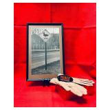 COOL DUCK SIGN PHOTOGRAPH & NEW GLOVES