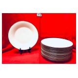 12 VINTAGE NORITAKE "PILGRIM" 6981 10.5 INCH PLATE