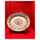 ANTIQUE OVAL BROWN TRANSFER-WARE PLATTER
