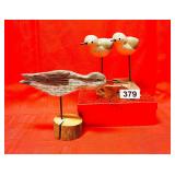 AMAZING CARVED BIRDS ON STANDS