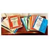 VINTAGE GROUP OF PIANO MUSIC BOOKS, ETC