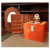 MCM MENS DRESSER TRAY, HM BOX, VINTAGE DUTCH BELL