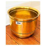 LARGE BRASS PLANTER - MADE IN INDIA