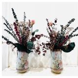 PAIR OF HAND PAINTED IMPERIAL NIPPON VASES