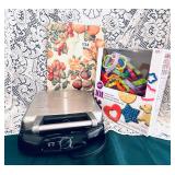 FARBERWARE WAFFLE MAKER, COOKIE CUTTERS, ETC