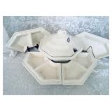 VINTAGE CALIFORNIA POTTERY-SOUP TUREEN-ETC