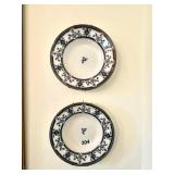 PAIR OF BLUE & WHITE KOOTNAY J&g MEAKIN PLATES