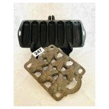 CAST IRON CORN BREAD PAN & GINGERMAN PAN