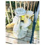 DIY - CRACKED CONCRETE SEAHORSE BASE