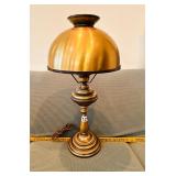 VINTAGE ANTIQUE BRASS TABLE LAMP