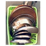 COPPER PAN, EXTRA VINTAGE POT LIDS