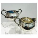 GORHAM STERLING SILVER CREAM & OPEN SUGAR