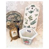 ROSE FAMILLE PLANTER, ANDREA CHEESE BOARD, ETC