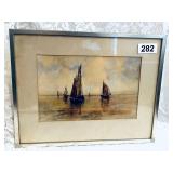 ORIGINAL WATERCOLOR SIGNED M L COOKSEY 1932
