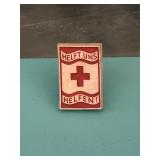 1920'S GERMAN RED CROSS PIN - RARE TREASURE WWII