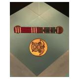 US ARMY RIBBON BAR 4 CAMPAIGN STAR, US ARMY