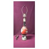 ANTIQUE JAPONISME SATSUMA MONIAGE LAMP- HAS DAMAGE