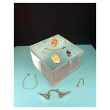 NECKLACE EXTENEDERS, SWEATER CLIP, STONE CHARM ETC
