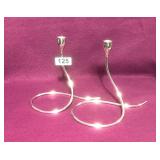 VTG PAIR OF TOWLE STERLING SILVER CANDLE HOLDERS