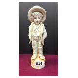 ANTIQUE GERMAN BISQUE BOY STATUE