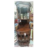 ANTIQUE HAND CARVED-ORNATE-CORNER CABINET INDIA