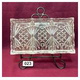 SHANNON CRYSTAL SERVING DISH