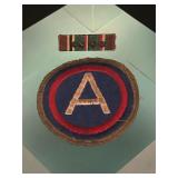US ARMY THIRD ARMY (PATTONS OWN) SLEEVE PATCH ETC