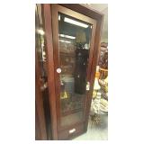 WOOOD AND GLASS CABINET