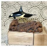 JOHN PERRY CARVED SEA ANIMALS - REPAIRED FIN