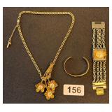 WATCH, VINTAGE AVON, ETC