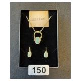 NIB HEIDI DAUSS REVERSIBLE NECKLACE & EARRING SET